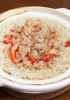カニ缶で土鍋炊き込みご飯-レシピのメイン写真