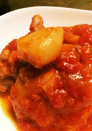 ガーリックたっぷりチキントマト煮-レシピのメイン写真