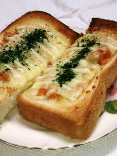鮭ふりかけDEトースト-レシピのメイン写真