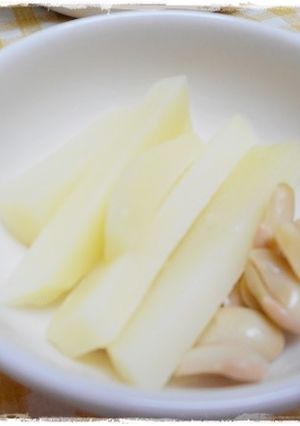 離乳食後期　蒸しじゃがいも大豆-レシピのメイン写真