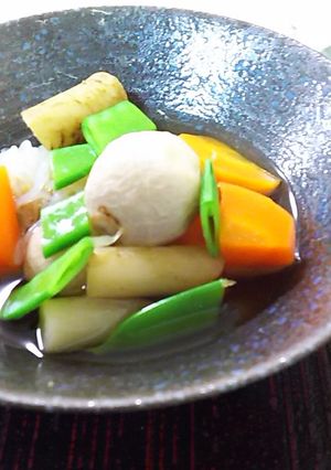 ほっくら甘美味しい野菜の煮物-レシピのメイン写真