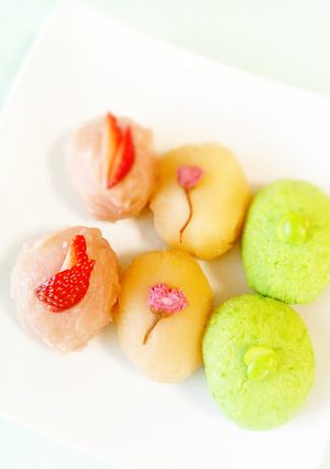 三色ぼたもち-レシピのメイン写真