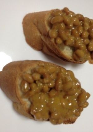 納豆トースト-レシピのメイン写真