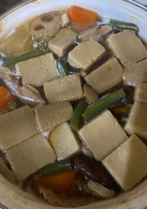 高野豆腐の煮物-レシピのメイン写真