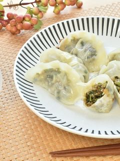 あおさのりの餃子-レシピのメイン写真