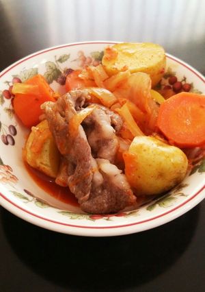 キムチ肉じゃが-レシピのメイン写真