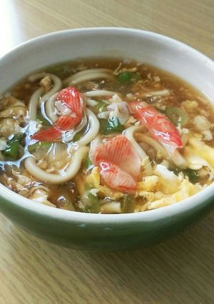 カニカマあんかけうどん-レシピのメイン写真
