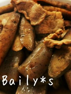 ゴボウと蒟蒻の煮物♪-レシピのメイン写真