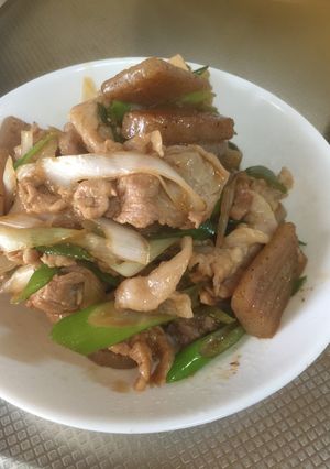 私好みの豚こんにゃく(濃い味好きに…)-レシピのメイン写真