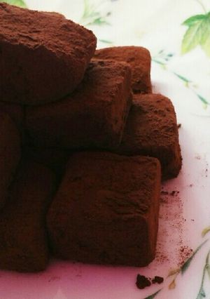 超簡単♪混ぜて固めるヘルシー豆腐生チョコ-レシピのメイン写真