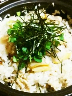 絶品!土鍋DEあさりの炊き込みご飯♪-レシピのメイン写真