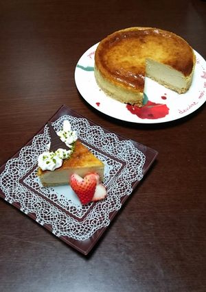 ピスタチオ入りコーヒーチーズケーキ-レシピのメイン写真