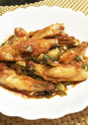 鶏手羽中のラー油炒め-レシピのメイン写真