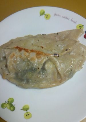 大きな餃子？豚ロースの包み焼き♪-レシピのメイン写真