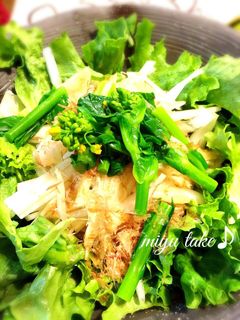 春の菜の花サラダ♪(❁˙ ˘ ˙❁)-レシピのメイン写真