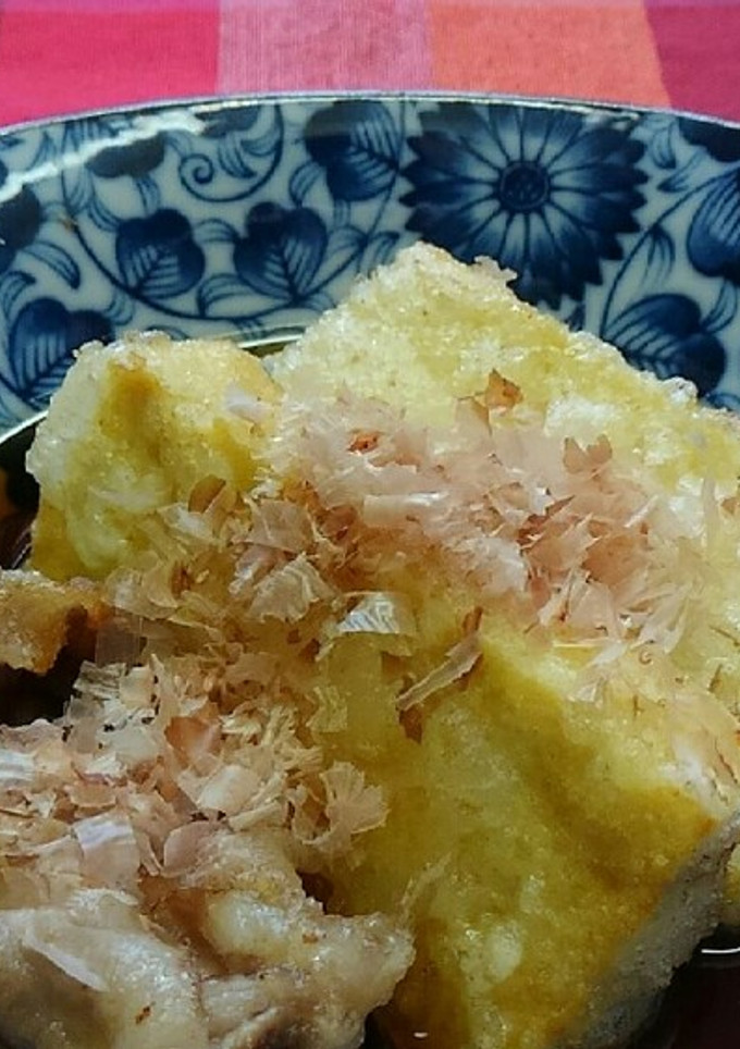揚げ出し豆腐　豚肉とともに-レシピのメイン写真