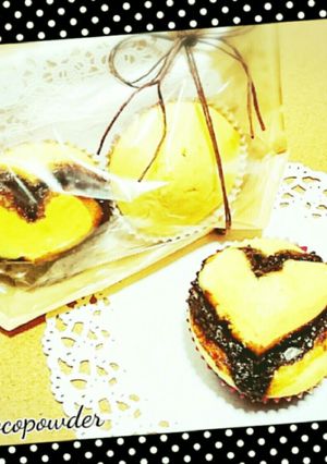 ホットケーキミックスで♡チョコのマフィン-レシピのメイン写真
