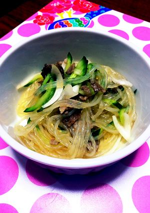 少量のあまり肉で！牛肉の春雨サラダ-レシピのメイン写真