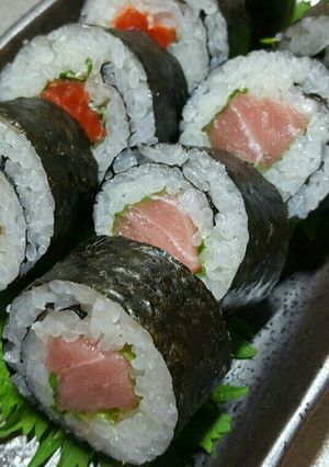初心者でも上手に巻ける巻き寿司！-レシピのメイン写真