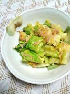 キャベツとツナの甘味噌炒め-レシピのメイン写真