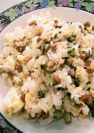 お手軽納豆チャーハン-レシピのメイン写真