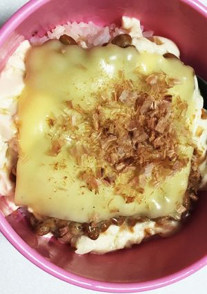 納豆豆腐チーズヘルシー丼！-レシピのメイン写真