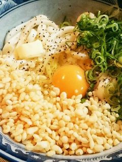 バター香る☆釜玉うどん-レシピのメイン写真