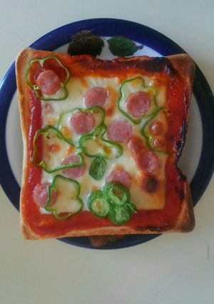 簡単ピザトースト-レシピのメイン写真