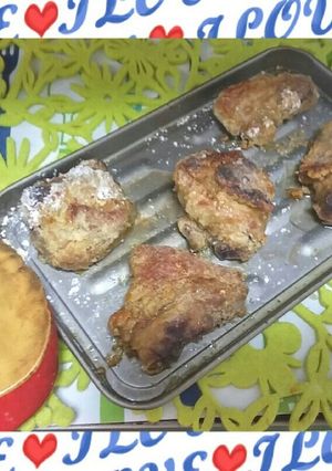 ✴骨付き♥鶏肉で揚げない♥唐揚げ✴-レシピのメイン写真