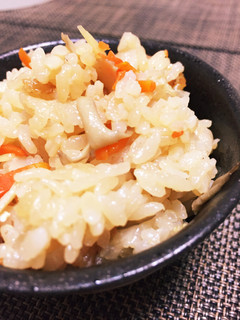 鶏手羽元で!簡単おいしい炊き込みご飯♡-レシピのメイン写真