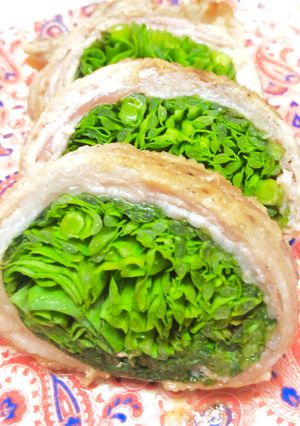 春菊の豚ロース巻き-レシピのメイン写真