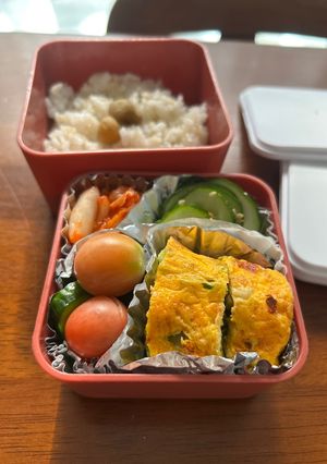 ゴーヤチーズ卵焼き-レシピのメイン写真