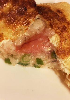 厚揚げに山芋の明太子詰め-レシピのメイン写真