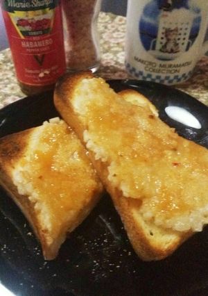 味噌バター風味のこんがり♪ライストースト-レシピのメイン写真