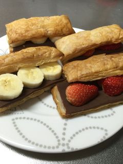 スライス生チョコで簡単ミルフィーユ-レシピのメイン写真