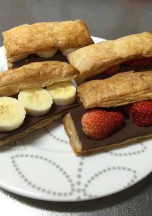 スライス生チョコで簡単ミルフィーユ-レシピのメイン写真