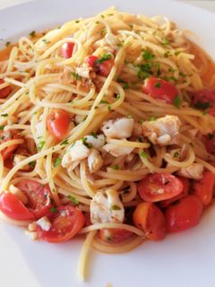 カジキとプチトマトのパスタ-レシピのメイン写真