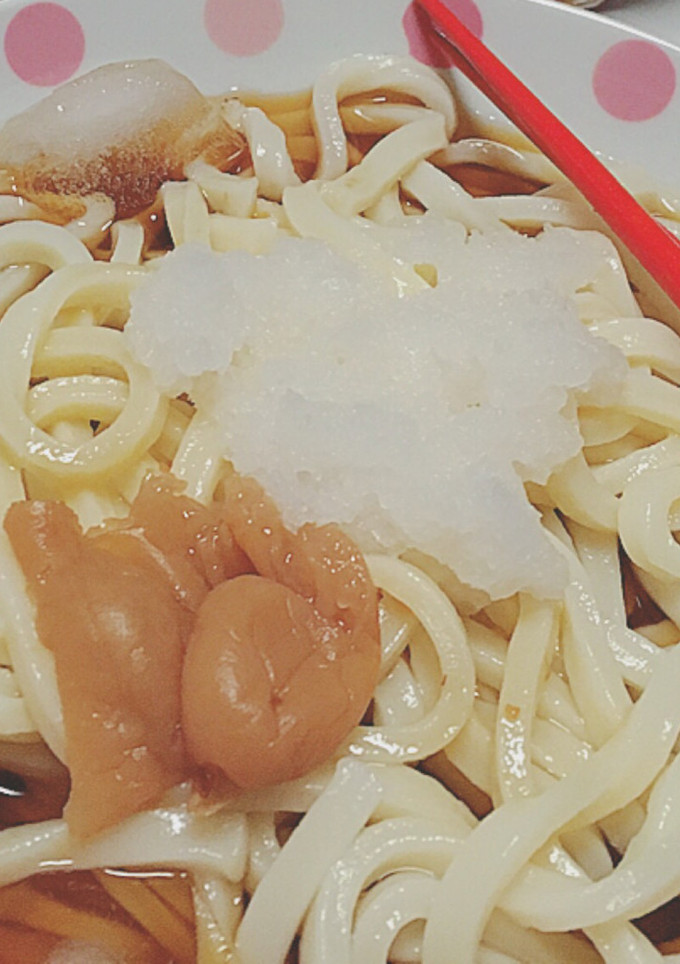 梅と大根おろしの冷やしうどん-レシピのメイン写真