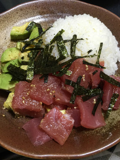 簡単!カフェ風まぐろアボカドプレート-レシピのメイン写真