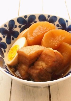 味しみる　とろ～っと大根と豚バラの煮物-レシピのメイン写真