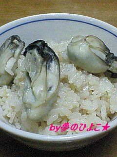 シンプルに「かきご飯」-レシピのメイン写真