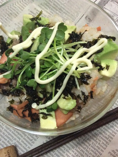 激旨❗️超簡単☆丼☆鮭✖️アボカド-レシピのメイン写真