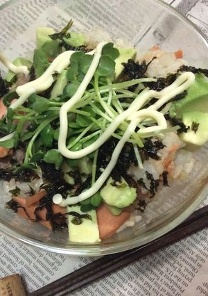 激旨❗️超簡単☆丼☆鮭✖️アボカド-レシピのメイン写真