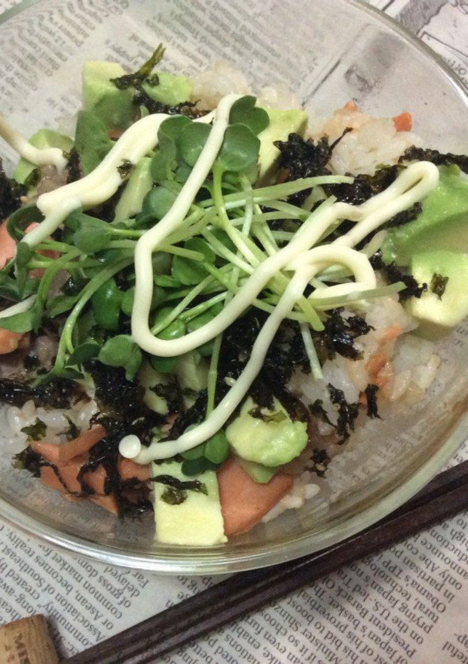 激旨❗️超簡単☆丼☆鮭✖️アボカド-レシピのメイン写真