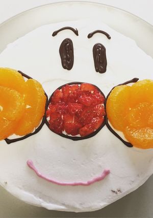 市販のスポンジでキャラケーキ-レシピのメイン写真