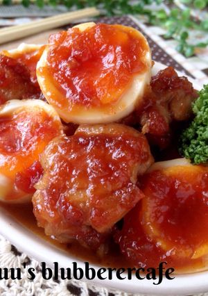 トロ〜り半熟卵♡鶏もも肉の万能ダレ炒め-レシピのメイン写真
