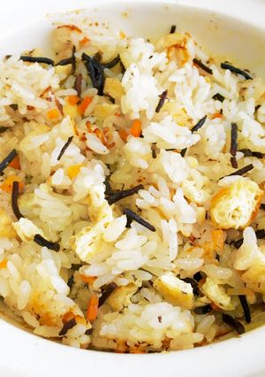 土鍋でひじきの炊き込みご飯（男子1食分）-レシピのメイン写真