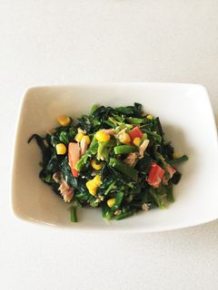 ほうれん草のツナこんぶお浸し-レシピのメイン写真