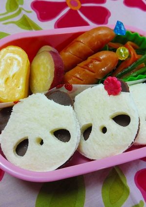 チョコスライスサンドのパンダちゃん-レシピのメイン写真