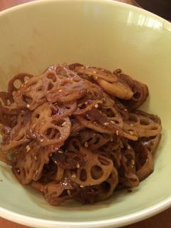 蓮根きんぴら-レシピのメイン写真